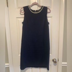 Karl Lagerfeld Professional Dress w/ Pearl Collar - Size 8- Excellent condition!